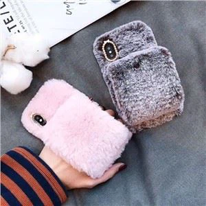 Fluffy Bunny Phone Case for IPhone X