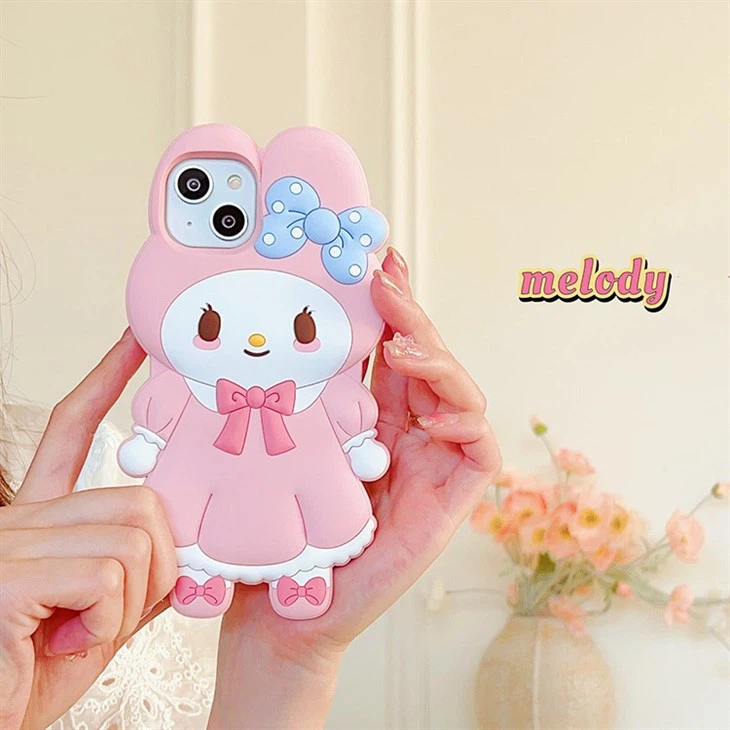 3D Cartoon Rubber Silicone Phone Case For IPhone