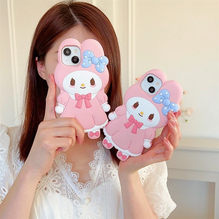 3D Cartoon Rubber Silicone Phone Case For IPhone